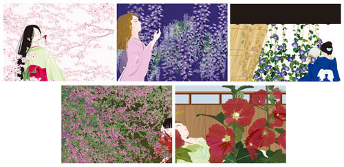 「言の花」のポストカード